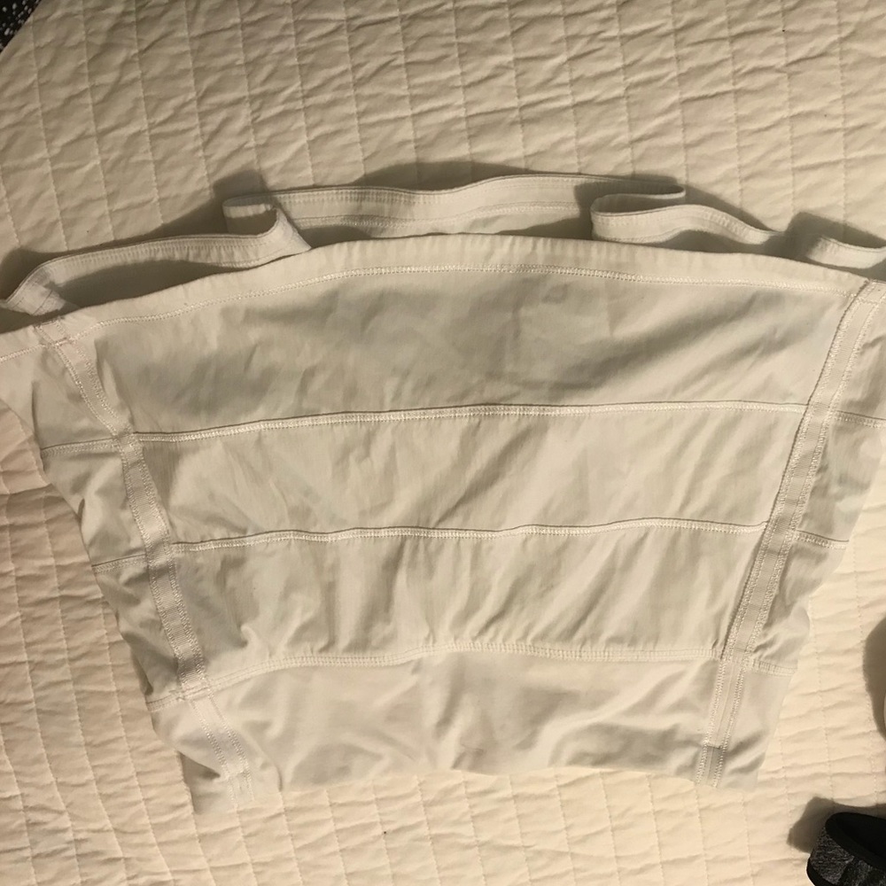 White lululemon tennis skirt